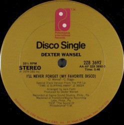 I’ll Never Forget (My Favorite disco)