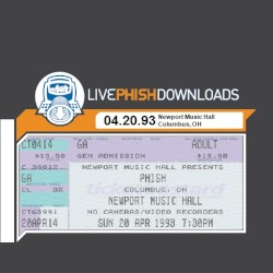 1993-04-20: Newport Music Hall, Columbus, OH, USA
