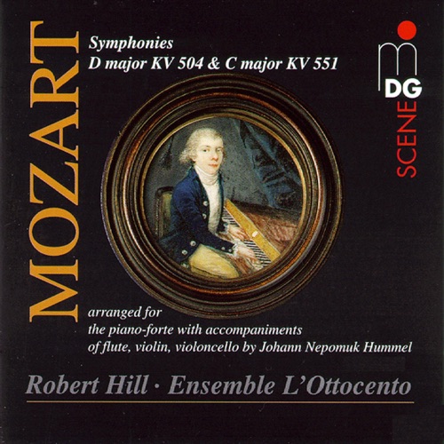 Mozart Symphonies D major KV 504 & C major KV 551 arranged for quartet by Johann Nepomuk Hummel