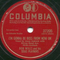 There's a Big Rock in the Road / I'm Gonna Be Boss From Now On