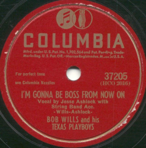 There's a Big Rock in the Road / I'm Gonna Be Boss From Now On