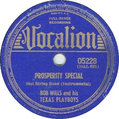 If I Could Bring Back My Buddy / Prosperity Special