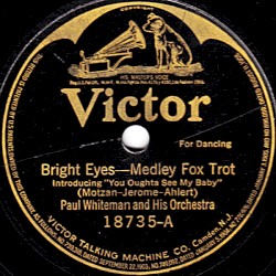 Bright Eyes - Medley (Introducing "You Oughta See My Baby") / Love Bird - Medley (Introducing "Under The Honeymoon")