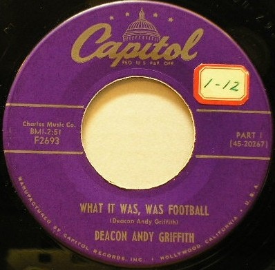 What It Was, Was Football
