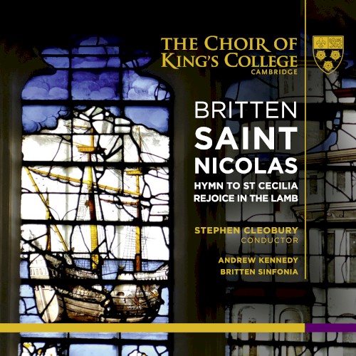 Saint Nicolas, Hymn to St Cecilia, Rejoice in the Lamb