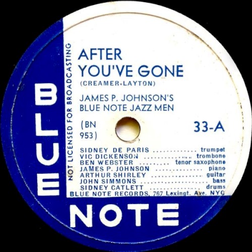 After You’ve Gone / Joy‐Mentin’