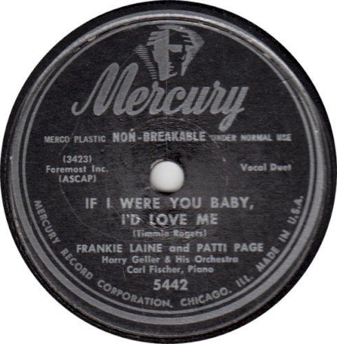 If I Were You Baby, I’d Love Me / I Love You for That