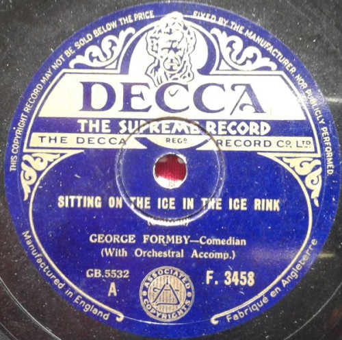 Sitting on the Ice in the Ice Rink / Levi's Monkey Mike