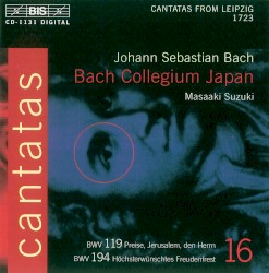 Cantatas, Volume 16