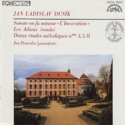 Sonate en fa mineur «L'Invocation» / Les Adieux /rondo/ / Douze études mélodiques nos 3, 5, 11