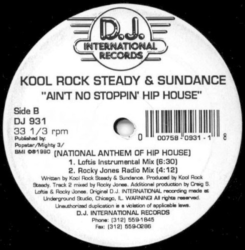 Ain't No Stoppin' Hip House: National Anthem of Hip House