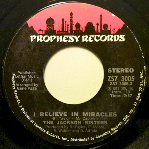 I Believe in Miracles / (Why Can’t We Be) More Than Just Friends