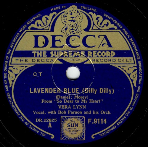 Lavender Blue (Dilly Dilly) / Jealousy