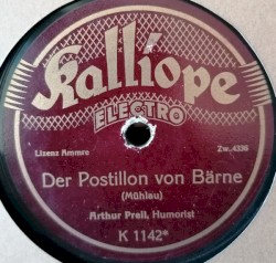 Der Postillon von Bärne / Hornist Tute von der 4. Kompagnie