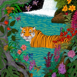 Tiger in the River