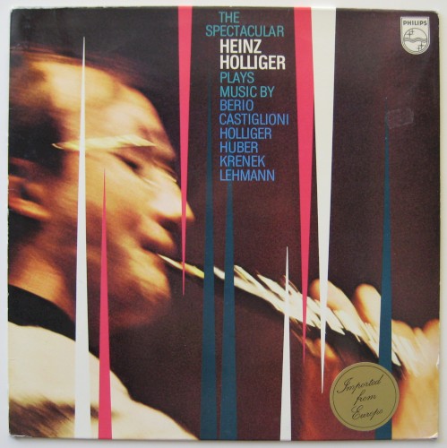 The spectacular Heinz Holliger plays music by Berio, Castiglioni, Holliger, Huber, Krenek, Lehmann