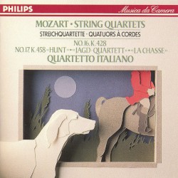 String Quartets no. 16 K. 428 and no. 17 458 “The Hunt”