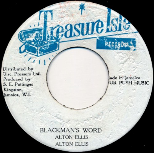 Alton Ellis – Blackman's Word