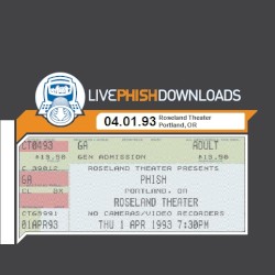 1993-04-01: Roseland Theater, Portland, OR, USA