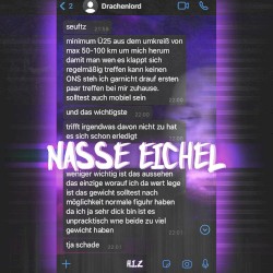 Nasse Eichel