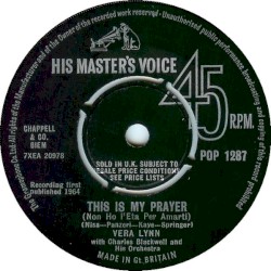 This Is My Prayer / You Brought a New Kind of Love to Me