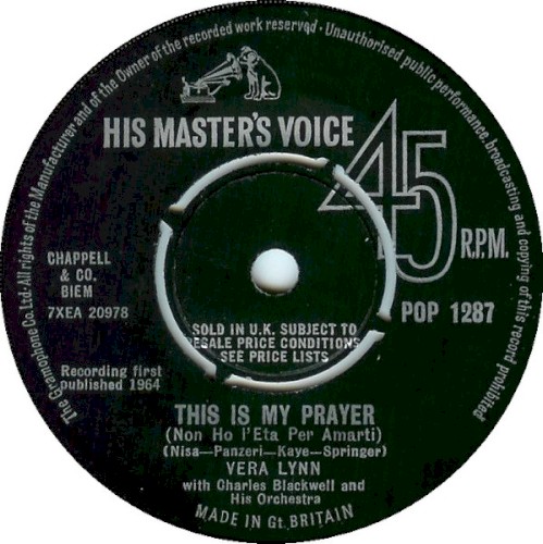 This Is My Prayer / You Brought a New Kind of Love to Me