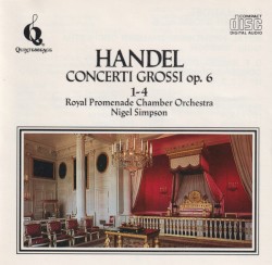 Concerti Grossi Op. 6 Nos 1 - 4