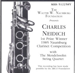 The Walter W. Naumburg Foundation presents Charles Neidich