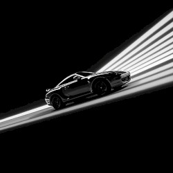 Silver Porshe