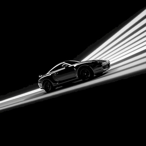 Silver Porshe