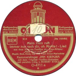 Mein Herz ruft immer nur nach dir, oh Marita! / Ich sing' mein Lied heut' nur für dich!