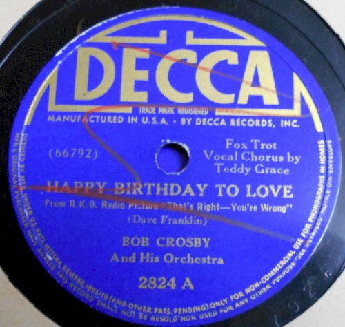 Happy Birthday to Love / The Answer Is Love