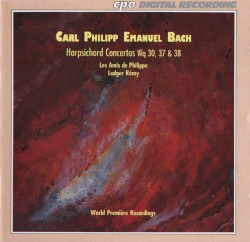 Harpsichord Concertos Wq. 30, 37 & 38