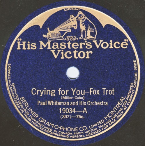 Crying for You / Sunny Jim