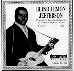 Complete Recorded Works in Chronological Order, Volume 4: 1929