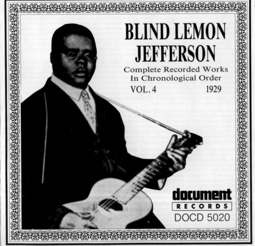 Complete Recorded Works in Chronological Order, Volume 4: 1929