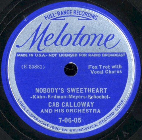 Nobody’s Sweetheart / St. James’ Infirmary