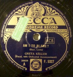 Am I to Blame? / One Night of Love