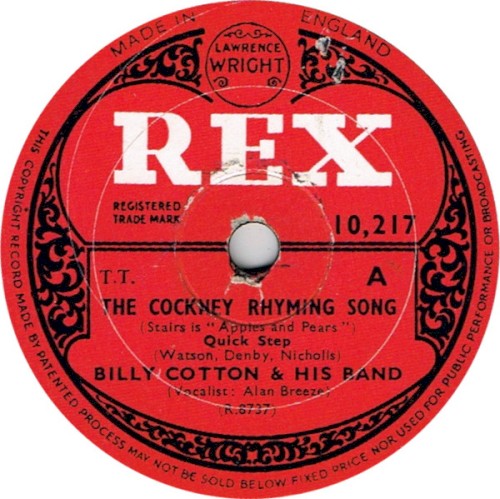 The Cockney Rhyming Song / My Favourite Dream
