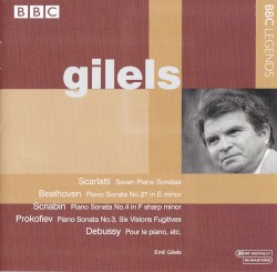 Scarlatti: Seven Piano Sonatas / Beethoven: Piano Sonata no. 27 in E minor / Scriabin: Piano Sonata no. 4 in F-sharp minor / Prokofiev: Piano Sonata no. 3 / Debussy: Pour le piano