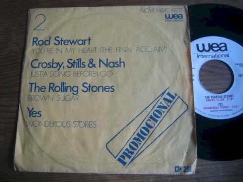 Rod Stewart / Crosby, Stills & Nash / The Rolling Stones / Yes
