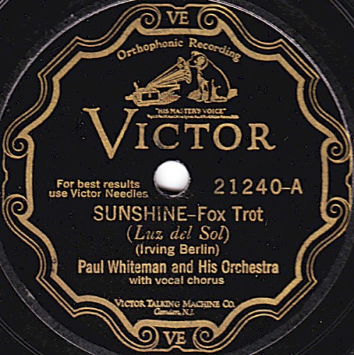 Sunshine / Back in Your Own Back Yard