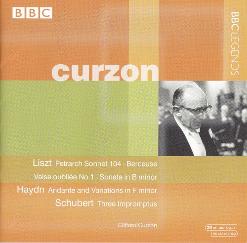 Liszt: Petrarch Sonnet 104 / Berceuse / Valse oubliée no. 1 / Sonata in B minor / Haydn: Andante and Variations in F minor / Schubert: Three Impromptus