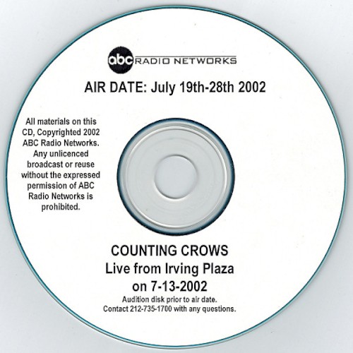 2002‐07‐13: Irving Plaza, New York, NY, USA