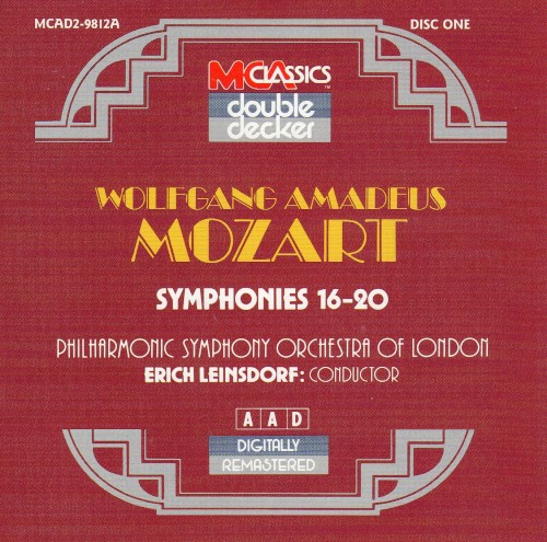 Symphonies 16 - 20