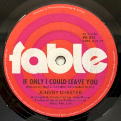If I Could Only Leave You