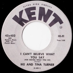 I Can’t Believe What You Say (For Seeing What You Do) / My Baby Now