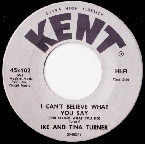 I Can’t Believe What You Say (For Seeing What You Do) / My Baby Now