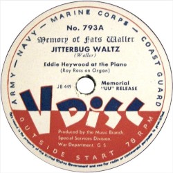 Jitterbug Waltz / I Can’t Get Started / Someone to Watch Over Me / It’s Only a Paper Moon / I Can’t Believe That You’re in Love With Me