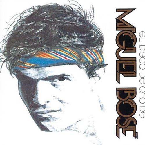 El disco de oro de Miguel Bosé